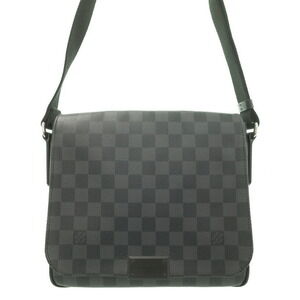 Louis Vuitton Damier Graphite Black District Shoulder Bag